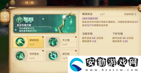 龍之國物語弓手技能加點(diǎn)圖