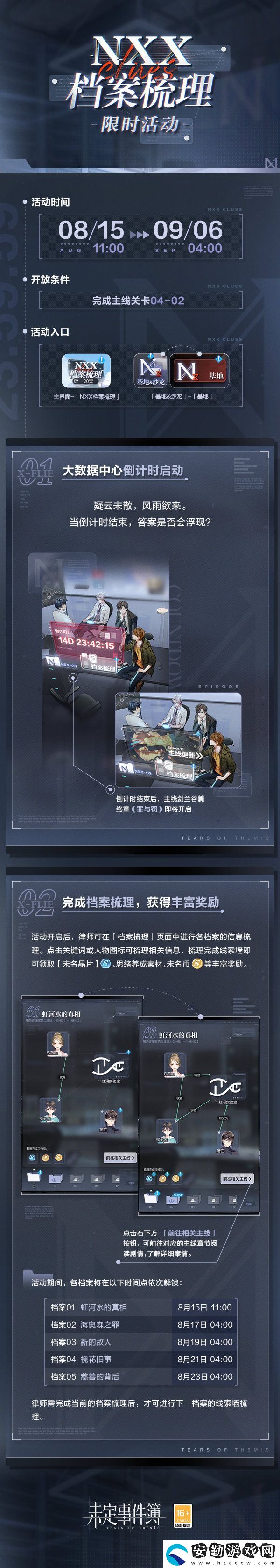 未定事件簿NXX檔案梳理限時活動詳細(xì)攻略