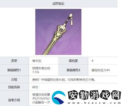 原神試作斬巖給誰比較好