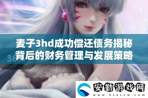 麥子3hd成功償還債務(wù)揭秘背后的財務(wù)管理與發(fā)展策略