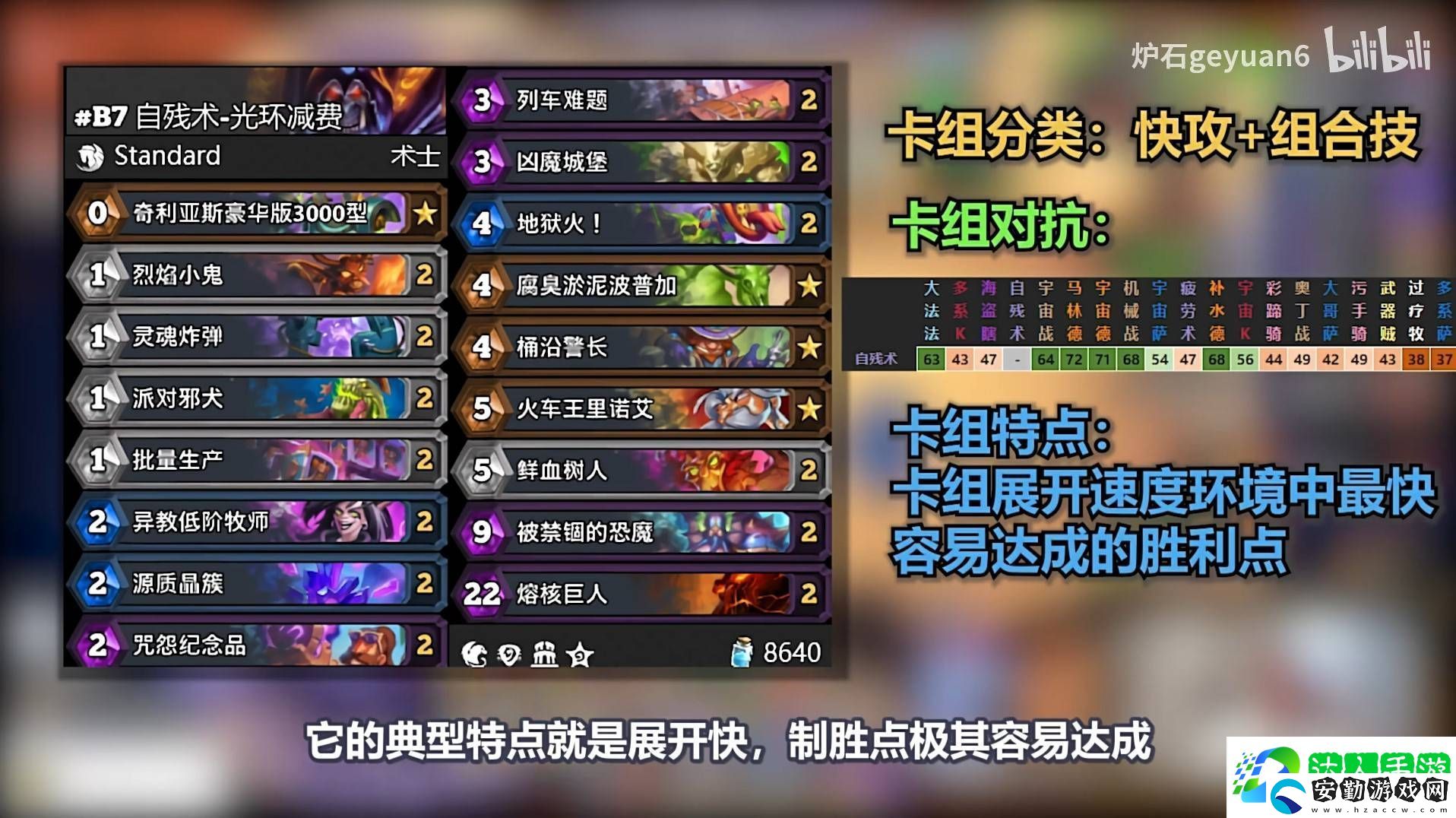 自殘術卡組玩法
